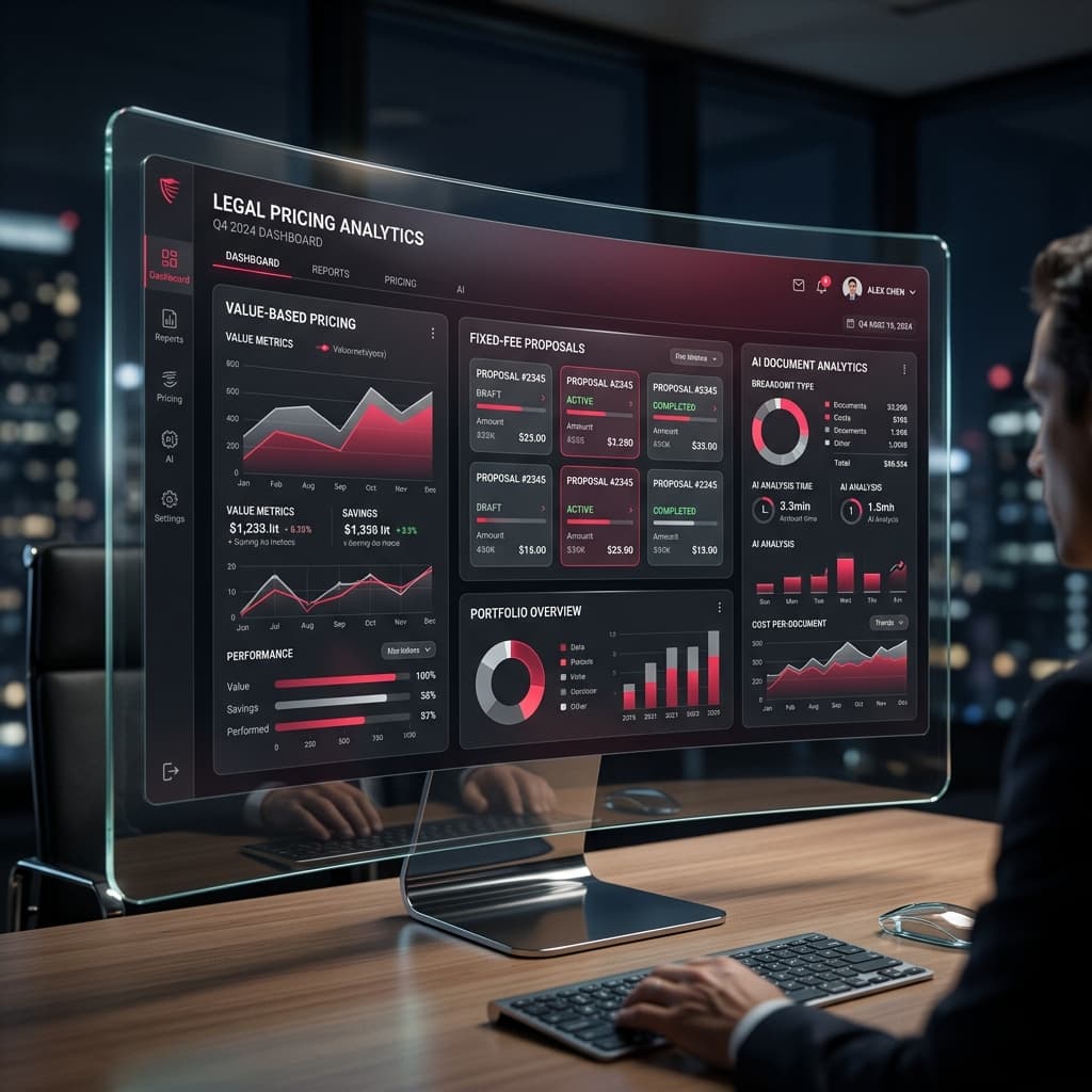 AI-powered pricing and value analytics dashboard