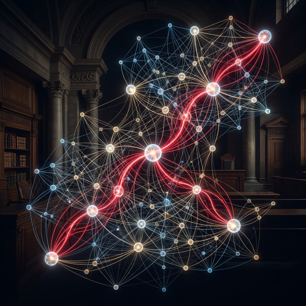 Case law citation graph database with precedent chains