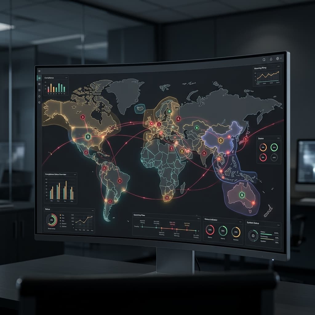 Global jurisdictional compliance mapping